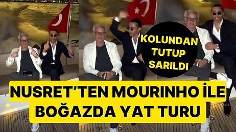 Fenerbahçe ile Anlaşan Mourınho'yu Ayağının Tozuyla Yakalayan Nusret Gündemde: 'Benim Evim, Senin Evin'