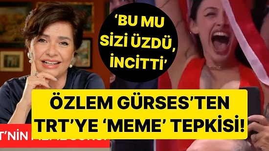 Özlem Gürses'ten TRT'ye 'Meme' Tepkisi! 'Öcalan'ın Mektubunu Okutmakta Beis Görmüyorsun, Bunda mı Görüyorsun'