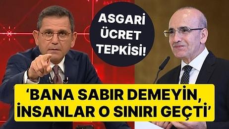 Fatih Portakal'dan  Mehmet Şimşek'e Asgari Ücret Tepkisi! 'Sabır Demeyin Bana, İnsanlar O Sınırı Geçti!'