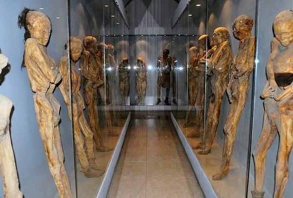 14. Meksika'daki mumya müzesi.