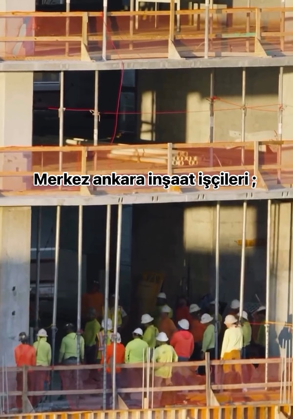 Ekipçe şefin gösterdiği hareketleri yerine getiren işçiler böylelikle olası sakatlanmaların önüne geçmiş oluyorlardı.