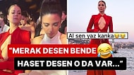 Elle Style Awards'da Kırmızı Olsun Üç Kuruş Fazla Olsun Diyen Defne Kayalar'ın Meraklı Hallerine Olay Benzetme