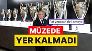 Real Madrid Başkanı Florentino Perez 15. Şampiyonlar Ligi Kupasını Yerine Yerleştirdi!