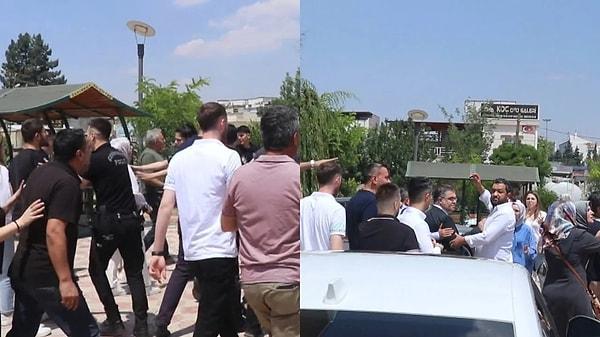 Depremzede aileri mahkeme çıkışında Ersan Şen’e tepki göstermiş ve Şen polis korumasıyla aracına binebilmişti.