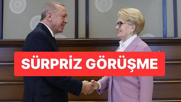 Cumhurbaşkanı Erdoğan, Meral Akşener’i Kabul Etti: Görüşmeden İlk Kareler Yayınlandı