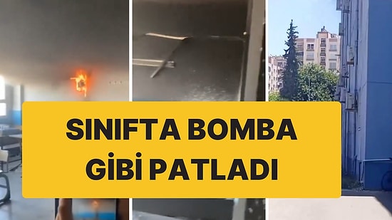 Adana’da Sıcağa Klima Dayanmadı: Sınıfta Bomba Gibi Patladı