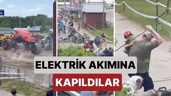 Seyirciler Yaralandı: ABD’de Düzenlenen Monster Truck Gösterisinde Bir Araç Elektrik Tellerini Devirdi