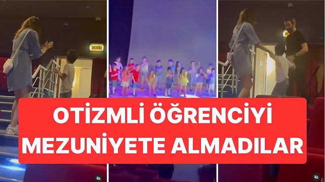 Otizmli Bir Anaokulu Öğrencisi Mezuniyet Töreninde Öğretmenleri Tarafından Dışlandı, Sahneye Çıkamadı