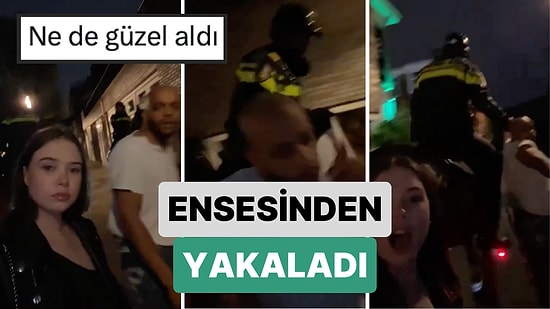 Tam Yerinde Müdahale: Hollanda'da Video Çeken Bir Genç Kızı Rahatsız Eden Şahısa Atlı Polis Müdahale Etti