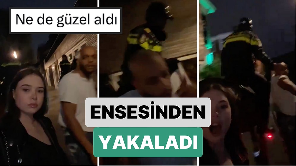 Tam Yerinde Müdahale: Hollanda'da Video Çeken Bir Genç Kızı Rahatsız Eden Şahısa Atlı Polis Müdahale Etti