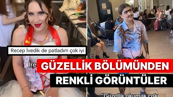 Güzellik Bölümü Öğrencilerinin Ünlü İsimlerin İlhamıyla Geçen Eğlenceli Dersleri