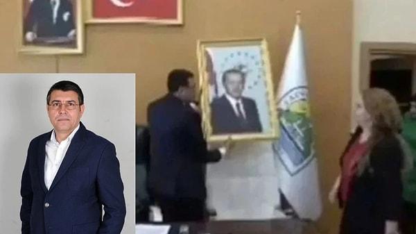 Erol’un, makam odasındaki Cumhurbaşkanı Erdoğan’ın fotoğrafını indirdiği görüntüler geçtiğimiz günlerde sosyal medyada yer almıştı.