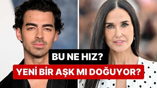 Yine Hızını Alamadı: İlişkisi Biteli Bir Hafta Dolmadan Joe Jonas'ın Adı 61 Yaşındaki Demi Moore'la Anıldı