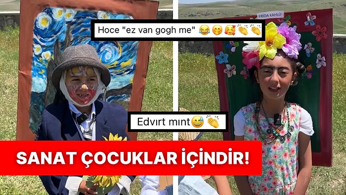 Çocukları Dünyaca Ünlü Eserlere Dönüştüren Yaratıcı Öğretmenler Alkışları Topladı