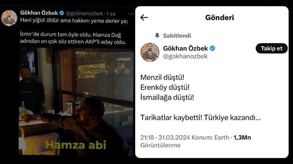 Muhalif bir kimlik sergilemesine rağmen para karşılığında propoganda tweetleri attığı iddia edilen Özbek'in bunu para karşılığında yaptığı öne sürüldü.