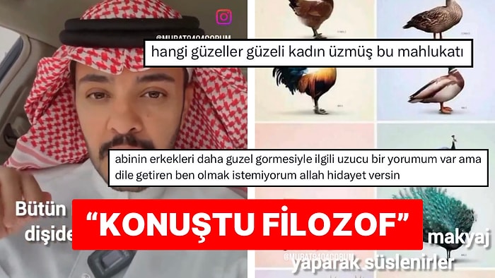 Bütün Canlılarda Erkek Dişiden Güzeldir Diyerek Kadınların Makyaj Yapma Sebebini Açıklayan ‘Deha’