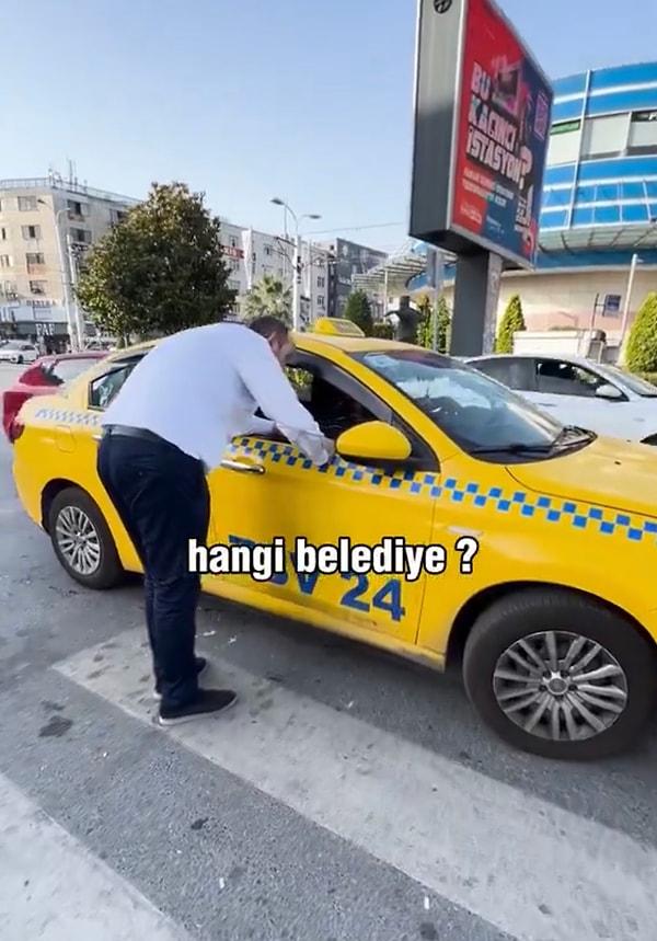 Bünyamir Demir biraz ileride yer alan belediye binasına gitmek için taksiyi çevirdi. Taksici kısa mesafe olduğu için tabii ki konumu beğenmedi.