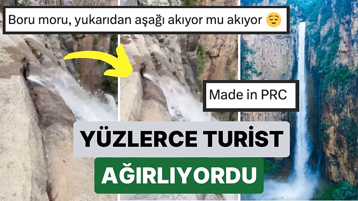 Yetkililer Özür Diledi: Çin'in En Yüksek Şelalesi Yuntai Dağı Şelalesi'ne Borudan Su Verildiği Ortaya Çıktı