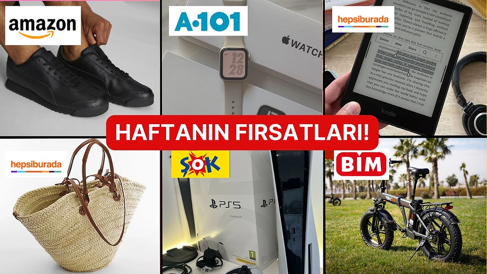 Haftanın Tüm İndirimleri Burada! Hepsiburada'dan Amazon'a Dikkat Çeken İndirimler ve Aktüel Katalogları