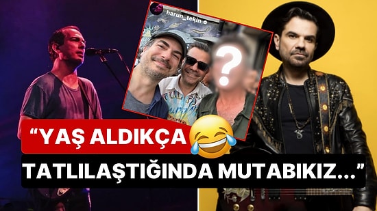 Hepimizi Şarkılarıyla Büyüleyen Mor ve Ötesi Vokalisti Harun Tekin, Kenan Doğulu ve Teoman Üçlüsü Bir Arada!