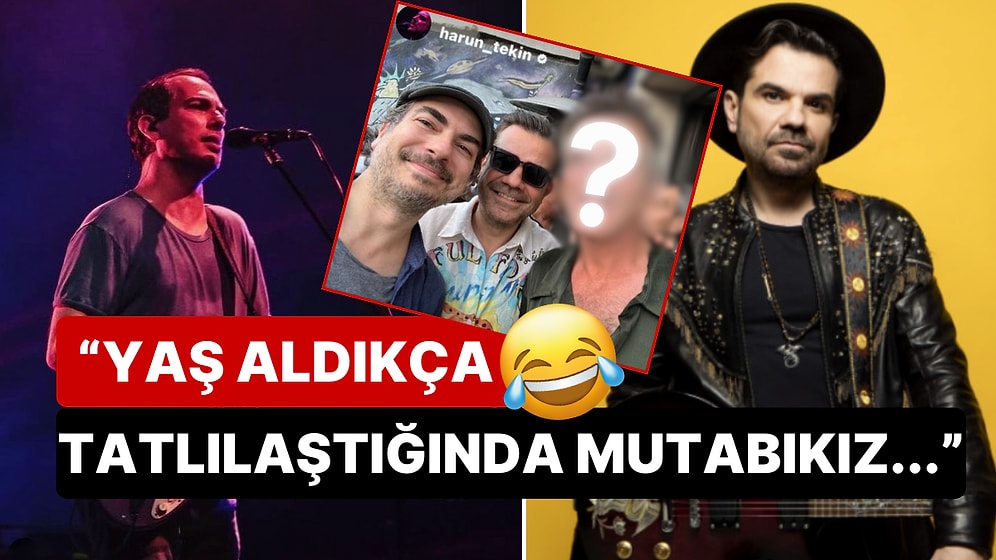 Hepimizi Şarkılarıyla Büyüleyen Mor ve Ötesi Vokalisti Harun Tekin, Kenan Doğulu ve Teoman Üçlüsü Bir Arada!