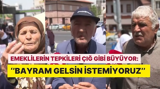 Kurban Bayramı Yaklaşırken Emeklilerle Sokak Röportajı Yapıldı: Aldıkları Maaşlara İsyan Ettiler!