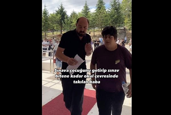 Oğuzhan Alpdoğan, TYT sınavını da es geçmeyerek sınav sabah bir okula gidip video çekti.
