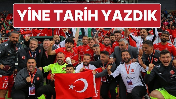 Ampute Milli Futbol Takımı Avrupa Şampiyonu Oldu!