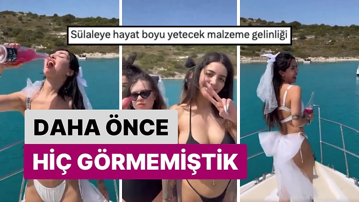 Daha Önce Hiç Görmemiştik: Sosyal Medyada Paylaşılan Yeni Nesil Gelinlik Gündem Oldu