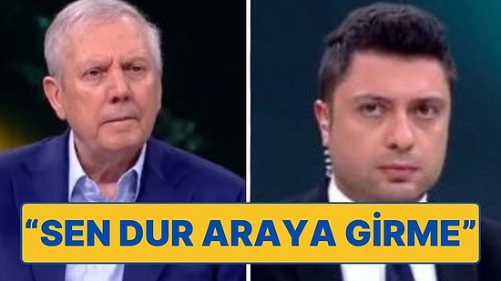 Aziz Yıldırım Moderatörü Fırçaladı: “Sen Dur Araya Girme!”