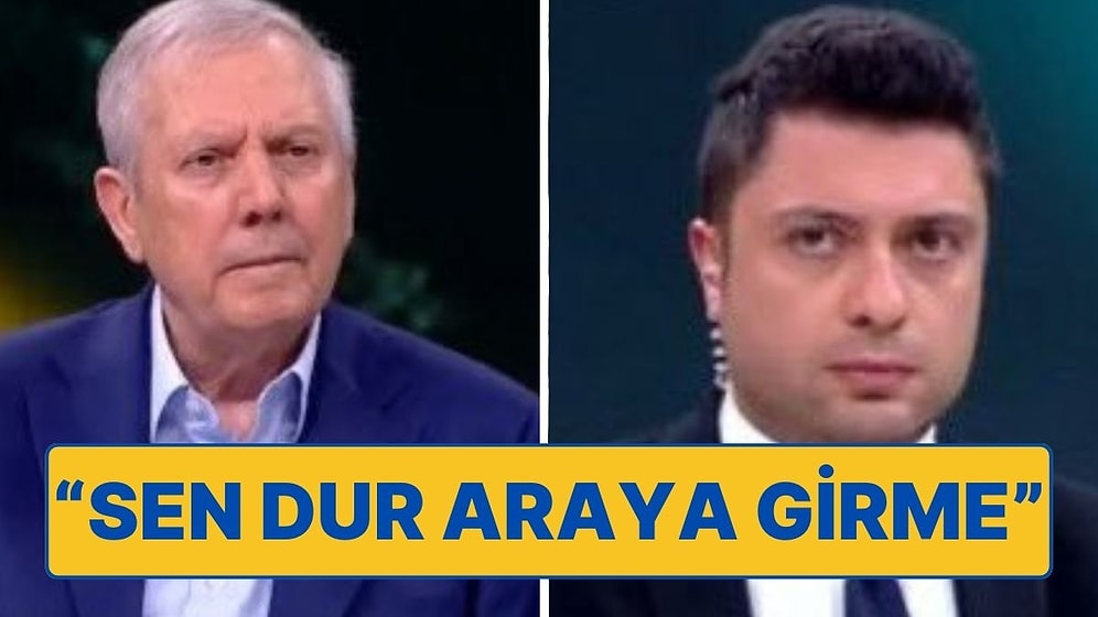 Aziz Yıldırım Moderatörü Fırçaladı: “Sen Dur Araya Girme!”