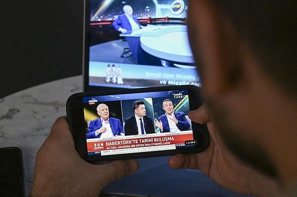Fenerbahçe Kulübünün olağan seçimli genel kurulu öncesi Fenerbahçe Başkanı ve adayı Ali Koç ile Fenerbahçe Başkan adayı Aziz Yıldırım, HaberTürk TV kanalında görüşlerini paylaştı.
