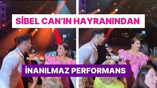 ''Hançer'' Performansında Mikrofon Uzattığı Hayranı Sibel Can'ı Sesiyle Büyüledi!