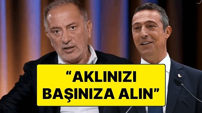 Fatih Altaylı’dan Ali Koç’a ‘Terbiyeye Davet’ Mektubu: “Aklınızı Başınıza Alınız”