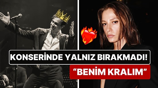 Ateşe Fena Düştü! Sevgilisi Mert Demir'i Konserinde Yalnız Bırakmayan Serenay Sarıkaya'nın Yükselişi Olay Oldu