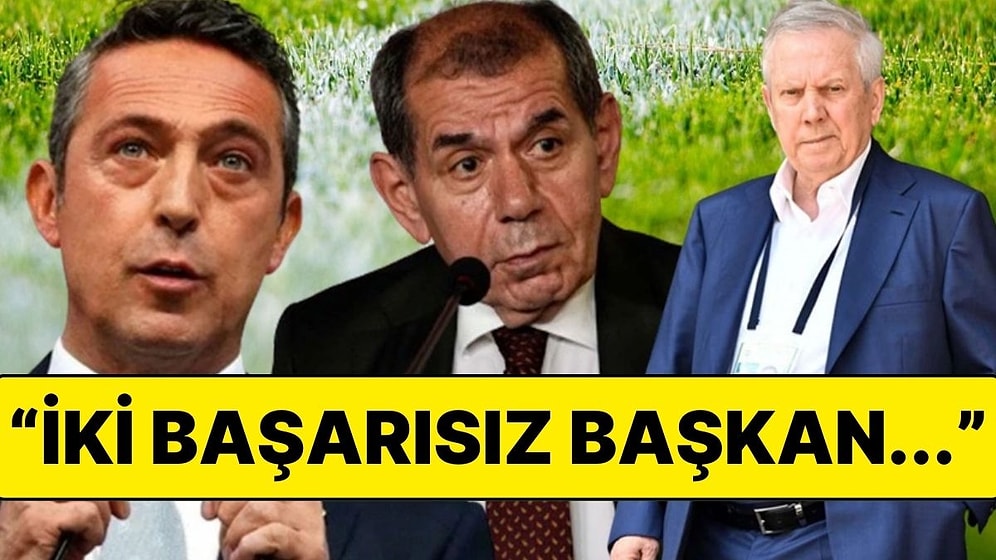 Dursun Özbek’ten Ali Koç ve Aziz Yıldırım’a Sert Sözler: “Ali Bey Haddini Bilsin!”