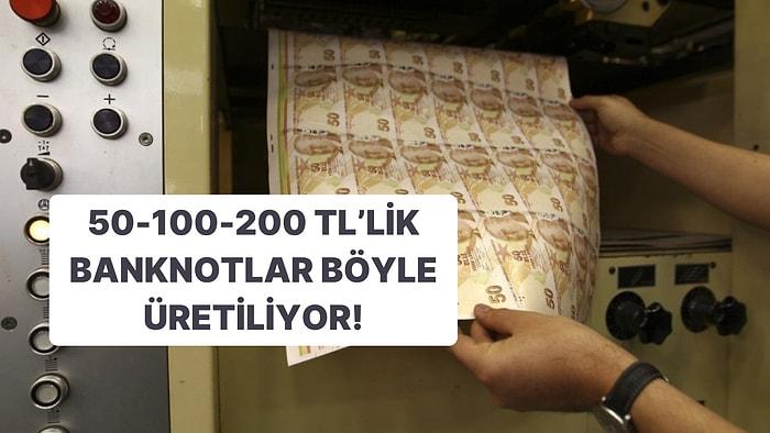 Cüzdanında Kağıt Parası Olanlar: 5-10-20-50-100-200 TL'lik Banknotlar İşte Böyle Üretiliyor