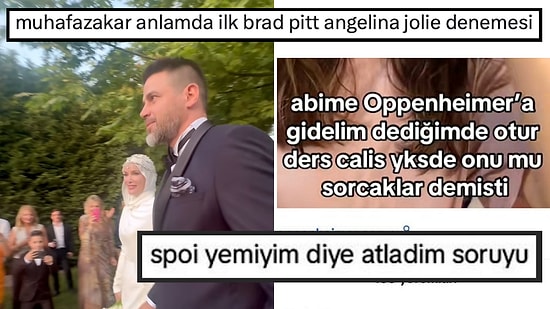 Muhafazakar Anlamda İlk 'Brangelina' Denemesinden Oppenheimer Sorusuna Son 24 Saatin Viral Tweetleri