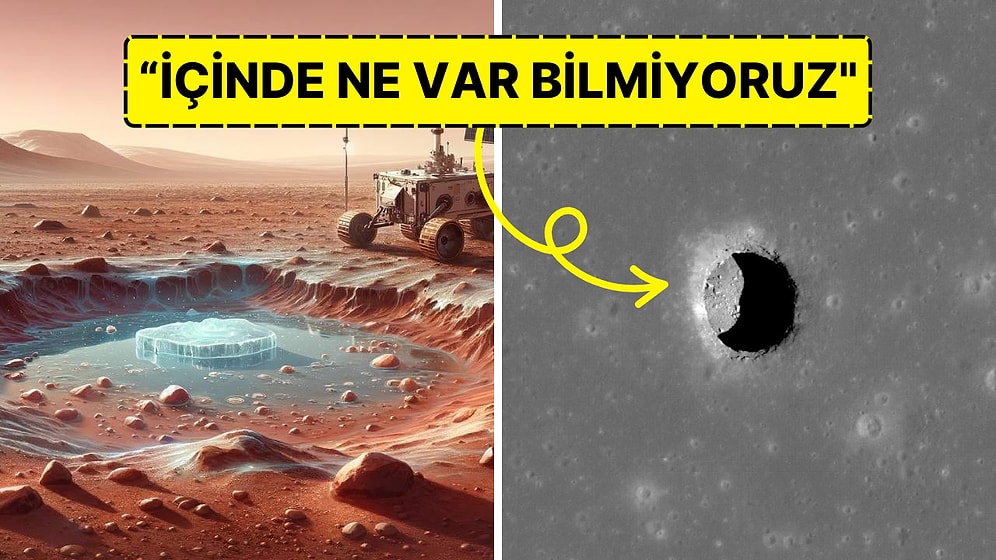 NASA, Mars Yüzeyinde Gizemli Bir Delik Buldu: Astronotlar için Barınak Haline Getirilebilir!