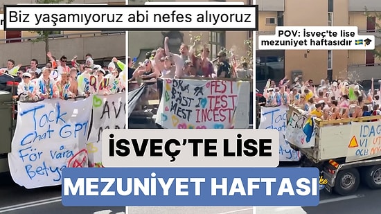 Mezuniyet Baloları Kararının Ardından İsveç'teki Lise Mezuniyet Haftası Görüntüleri Gençleri İsyan Ettirdi