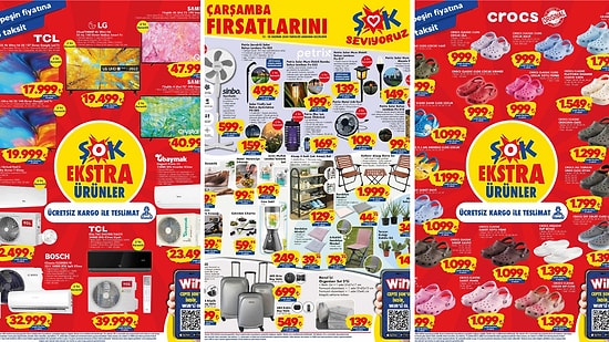 ŞOK'a Crocs Terlikler Geliyor! 12 Haziran 2024 ŞOK Aktüel Ürünler Kataloğu