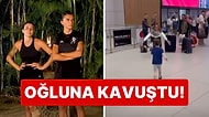 Survivor'dan Elenen Merve Aydın'ın Havalimanında Oğluna Kavuştuğu Özlem Dolu Anlar Yürek Burktu!