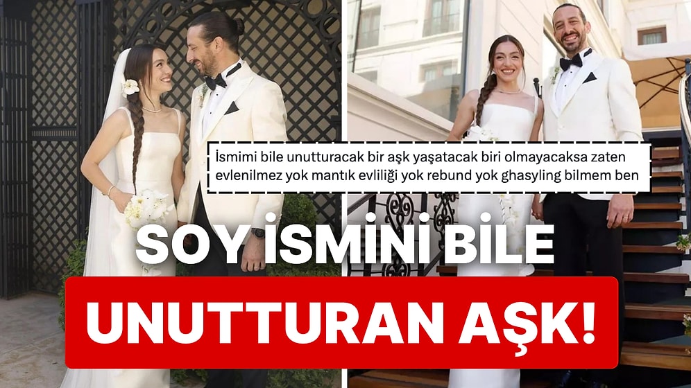 10 Aylık Sevgilisi Cihan Ayger ile Evlenen Merve Dizdar'ın Nikah Sırasında Soy İsmini Unutması Dillere Düştü