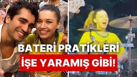 Sezon Finalini Kutlayan Yalı Çapkını Ekibinden Afra Saraçoğlu Önce Dans Etti Sonra Baterinin Başına Geçti!