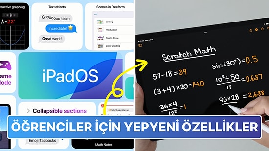 Merakla Beklenen iPadOS 18 Tanıtıldı: 14 Yıl Boyunca Beklenen Hesap Makinesi Artık iPad'lerde!