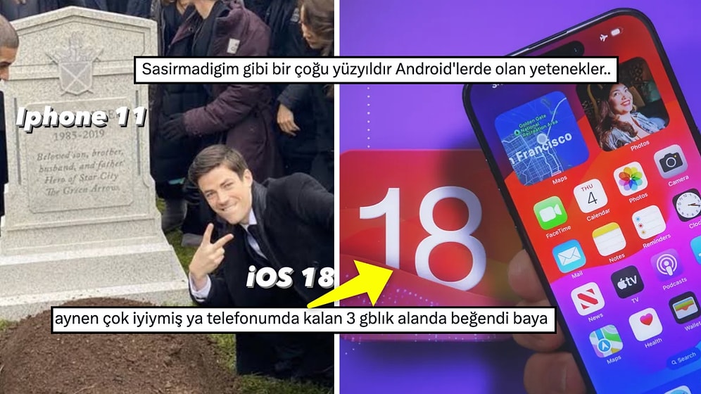 iOS 18'e Sosyal Medya Kullanıcılarından Mizahi Göndermeler!