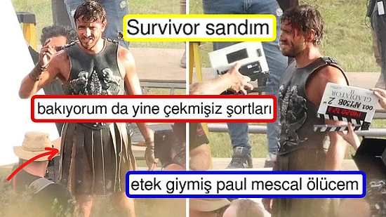 Gladyatör 2 Filminde Paul Mescal Zırhını Kuşanınca Gogyoycuların Diline Fena Düştü