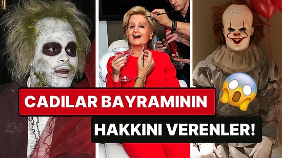 Yanınızdan Geçse Ruhunuz Duymaz: Cadılar Bayramı Kostümleriyle Tamamen Tanınamaz Hale Gelen 10 Ünlü İsim