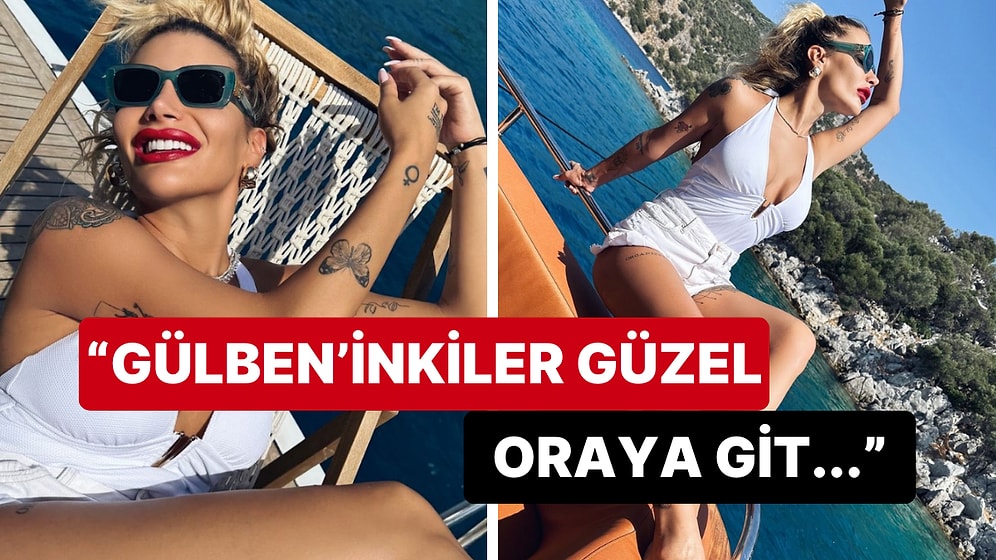 Tatilde Poz Kesen İrem Derici'den Gelen Ayak Yorumuna Şaşırtmayan Cevap "Gülben'inkiler Güzel Oraya Git"