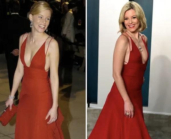10. Elizabeth Banks 2004 Vanity Fair Oscar Partisine giydiği elbiseyi 2020'de de giydi!